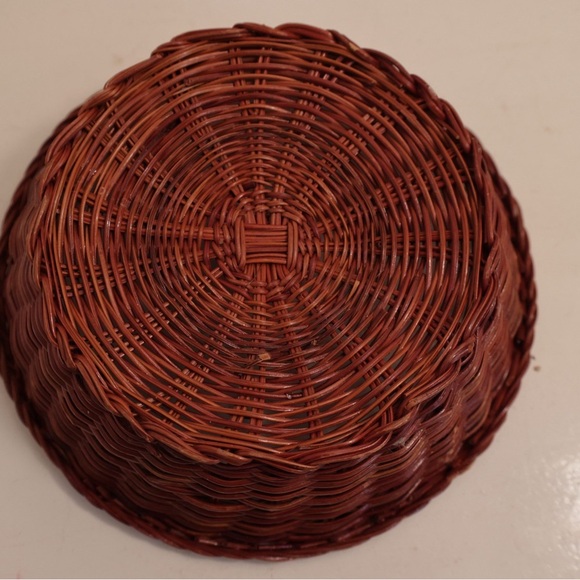Handcrafted Brown Wicker Basket - Picture 4 of 4